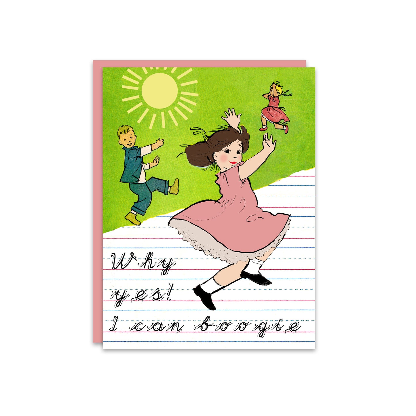 Why Yes! I Can Boogie Funny Blank Card