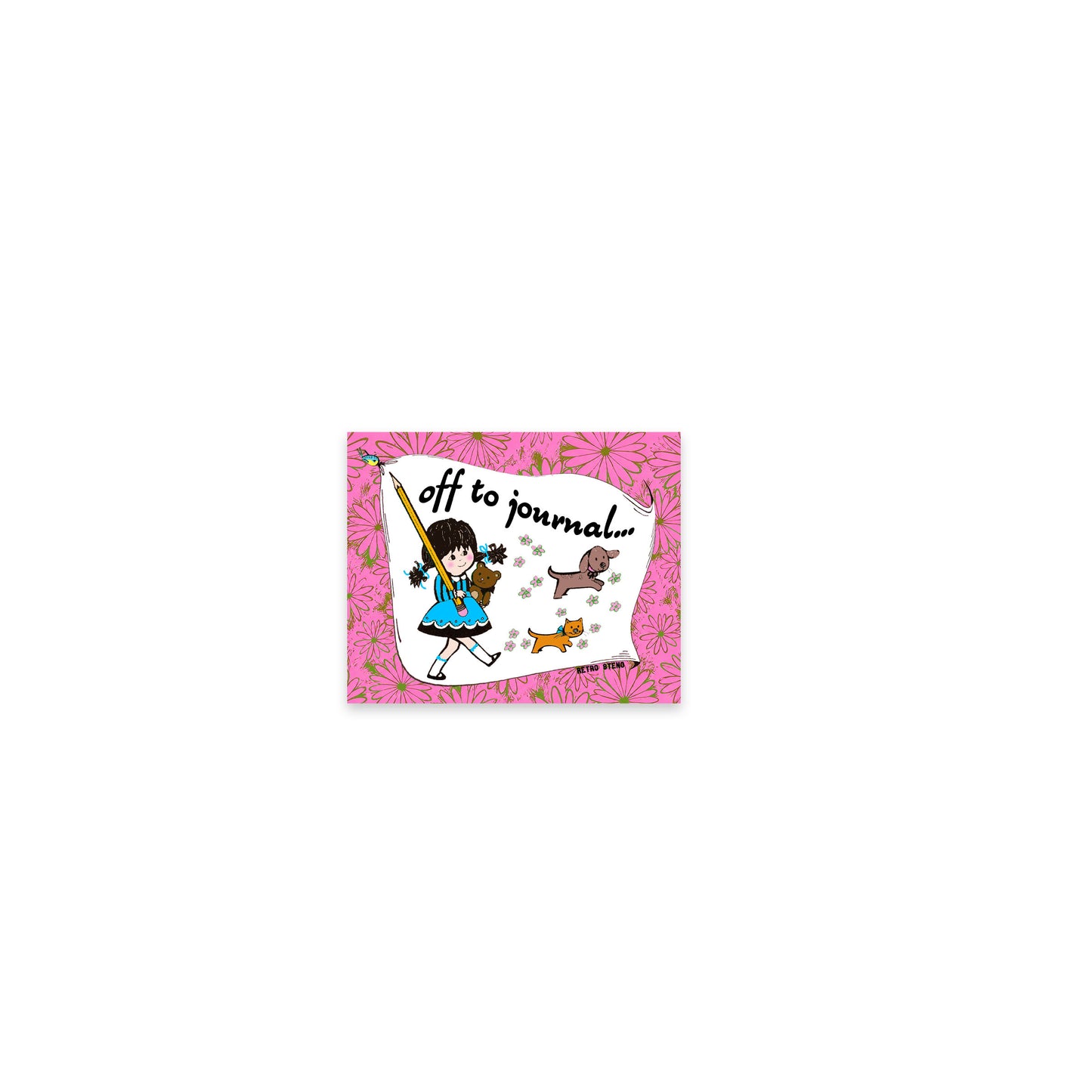 Vinyl Sticker - Off to Journal