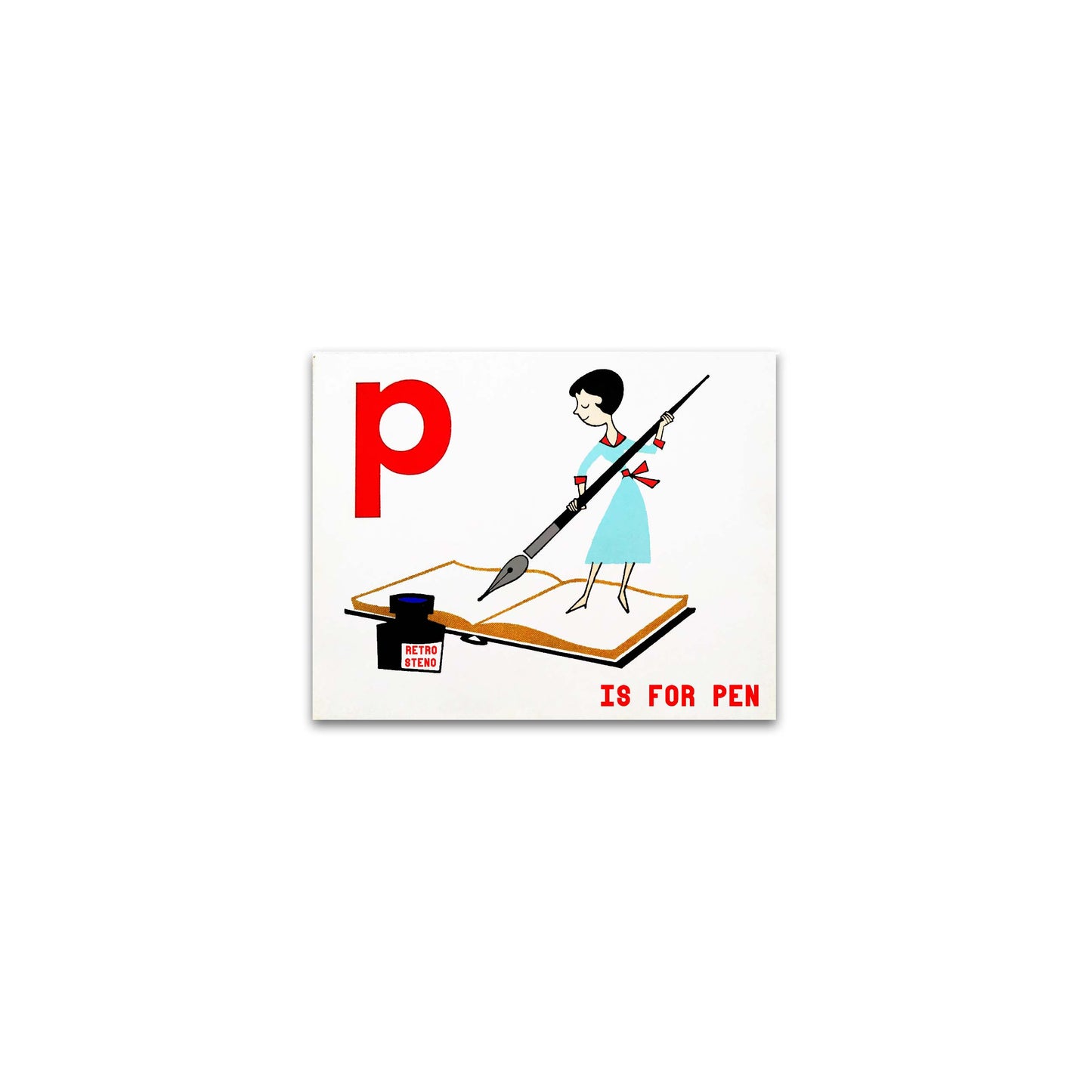 P is for Pen Magnet