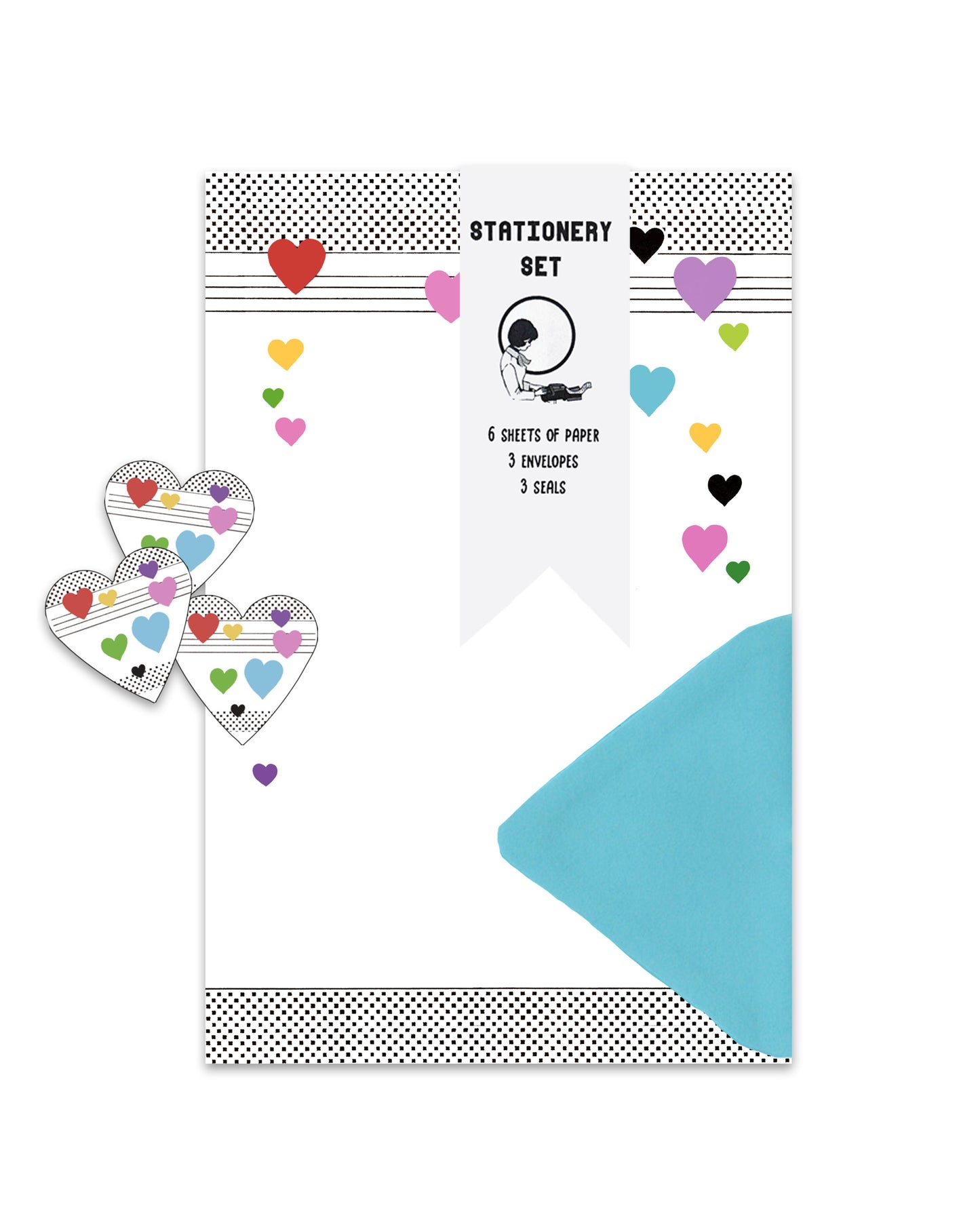 80's Kid Retro Style Stationery Set
