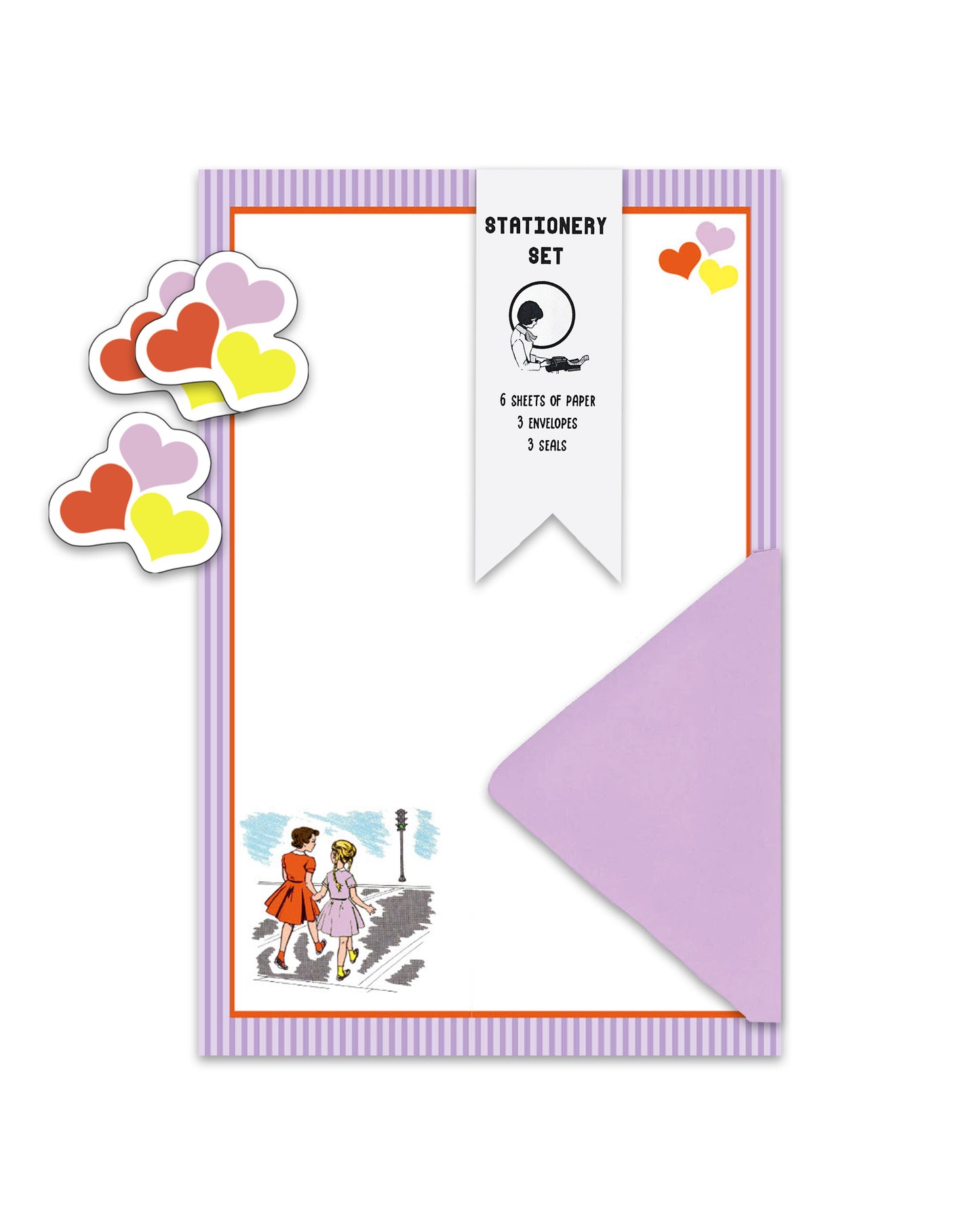Friends Forever Vintage Style Stationery Set