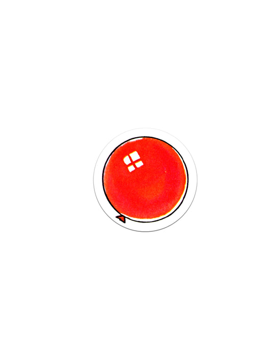 Red Balloon Sticker