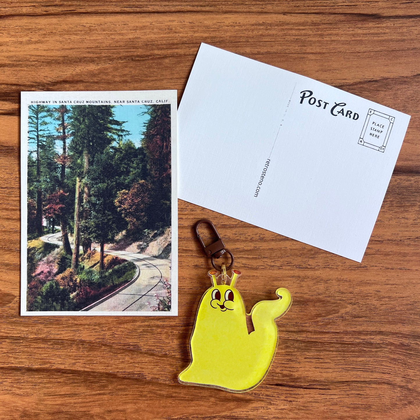 Banana Slug Key Chain