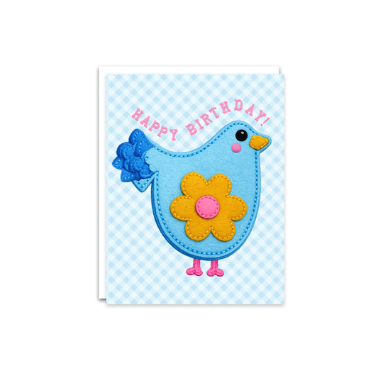 Bluebird of Happiness Birthday Card