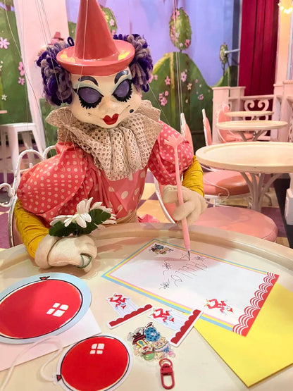 Circus Couple & Mr. Marionette Stationery Set
