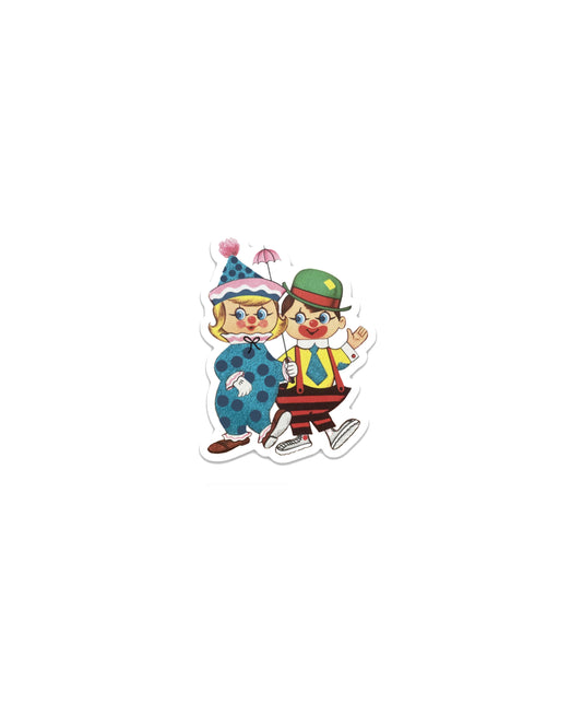 Circus Couple Sticker