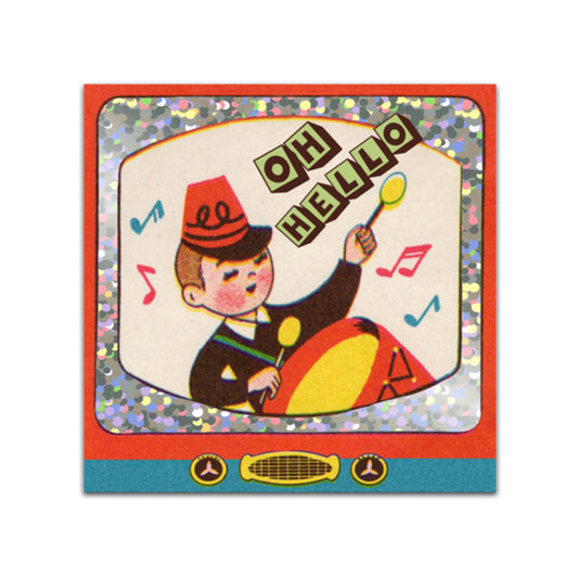 Rock Star Drummer Sticker - Oh Hello