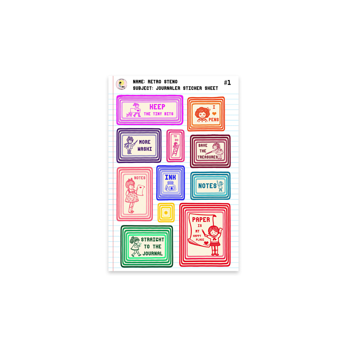 Journal Sticker Sheet #1
