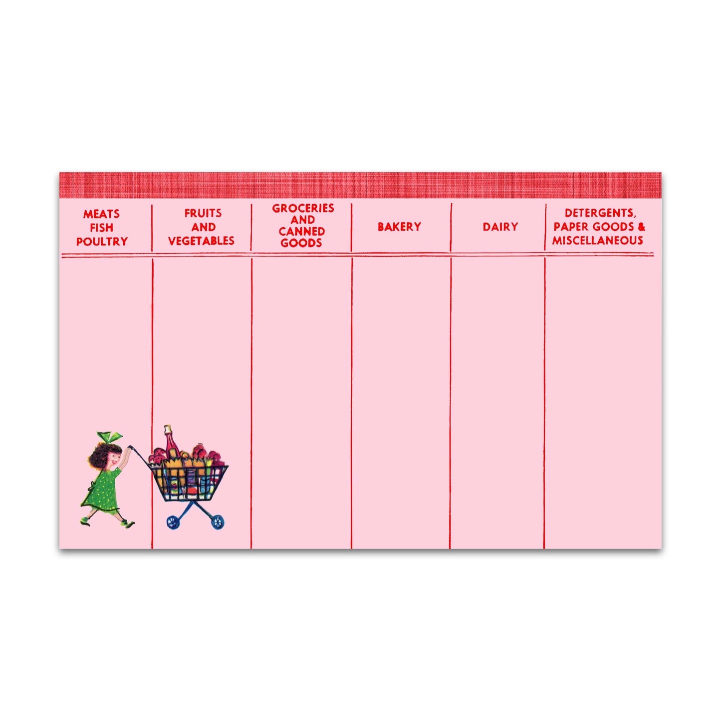 To Market Grocery List Magnetic Notepad